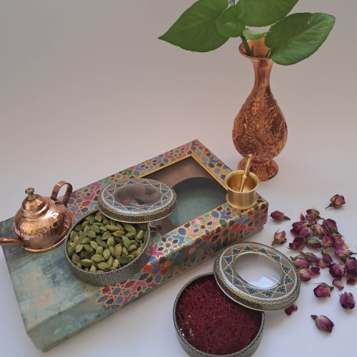 باکس زعفران کادویی فروزان
