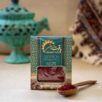 زعفران سر گل ۴ گرمی بسته بندی پاکتی با کیفیت بالا